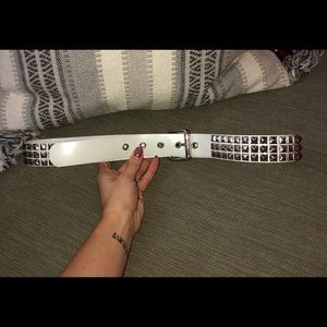 Accessories - 💋 BUY 1 GET 1 FREE White studded belt Accessories - 💋 BUY 1 GET 1 FREE White studded belt